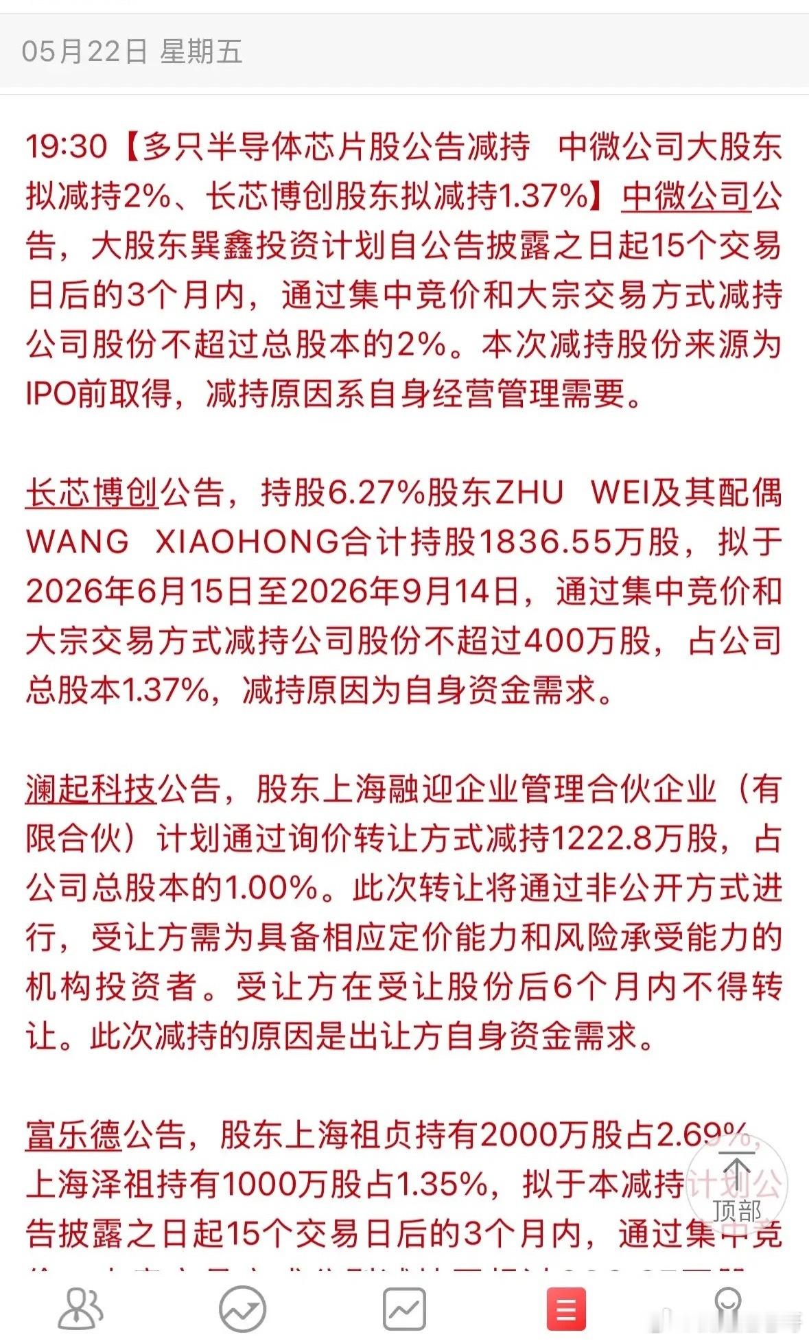 半导体大规模减持开始了，还不知道的抓紧看观点！半导体盘面梳理1、昨日半导体整体大