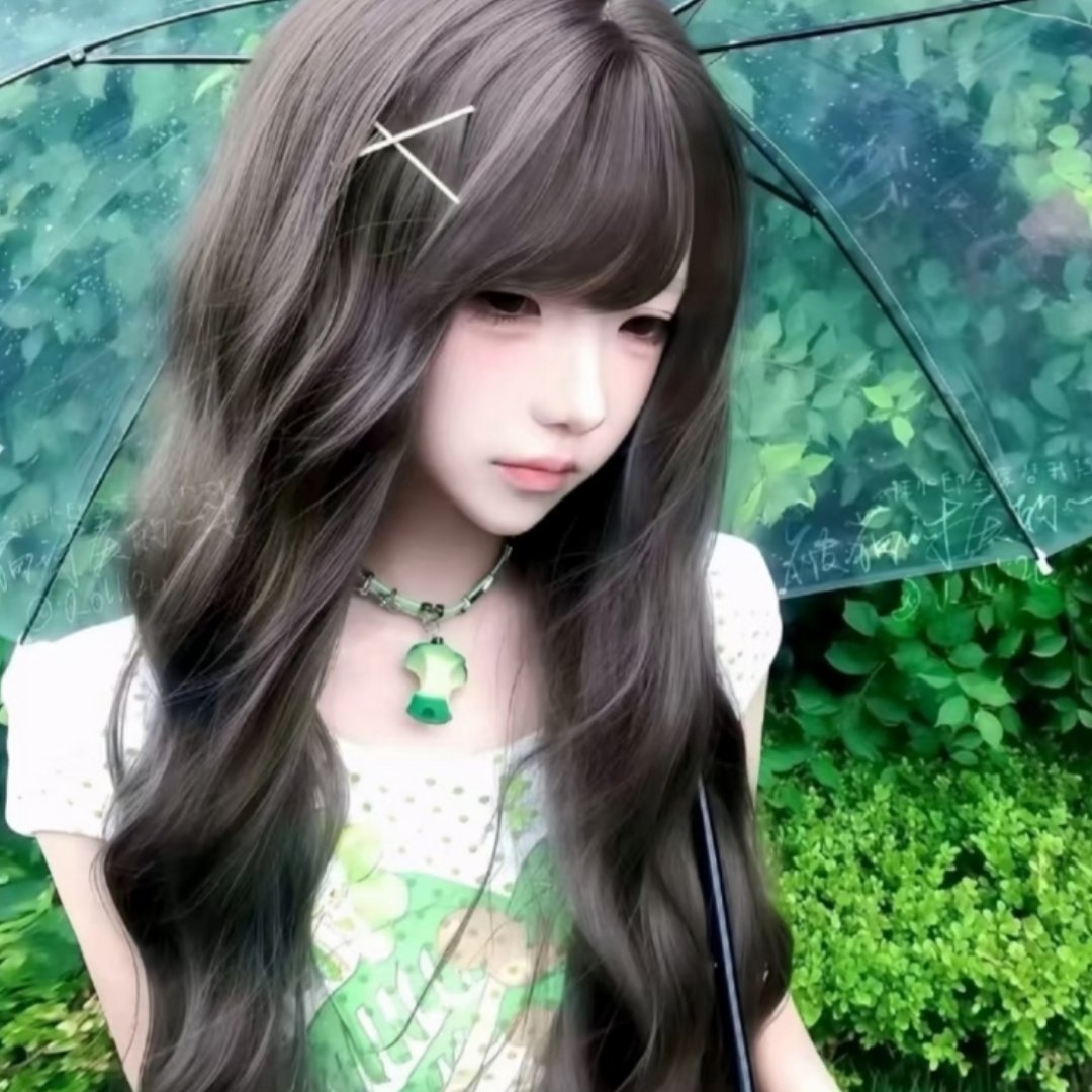 WeChat女头 | 高质ins风氛围感绿色系女生头像 