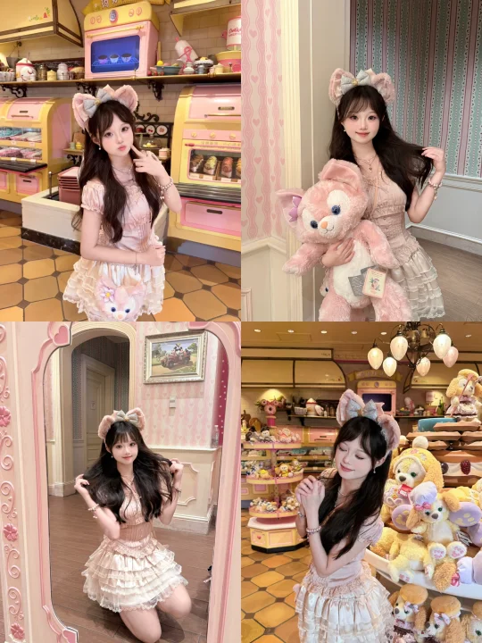 存一些迪士尼拍照姿势🎠🐻🎡
