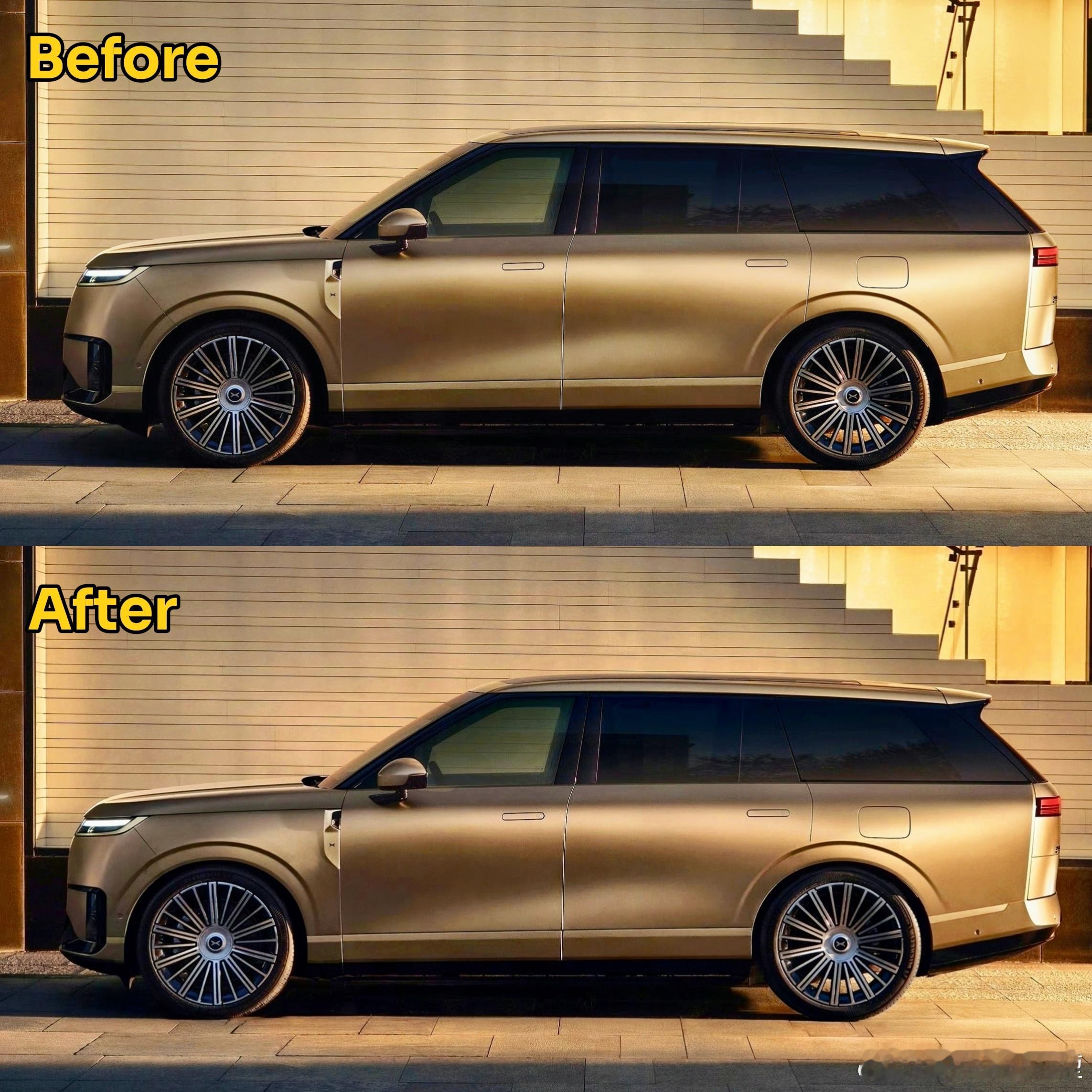 实话说，小鹏GX的设计不错。整体的形面和细节做的都比较到位。但比例还算不上完美—