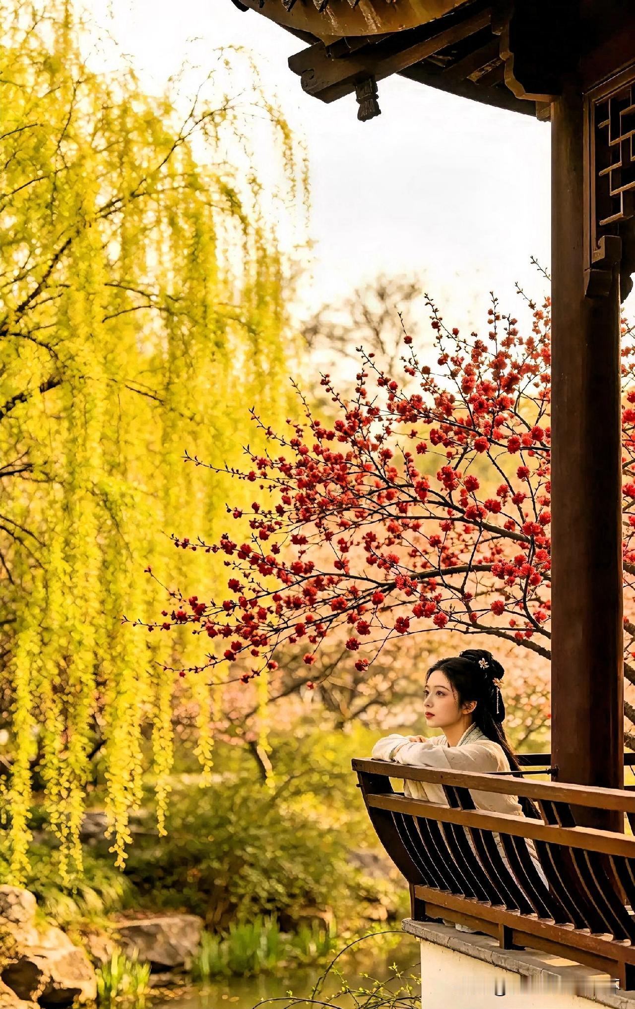 下联：半帘飞絮恼人心
上联：有请雅士[玫瑰][玫瑰][玫瑰]