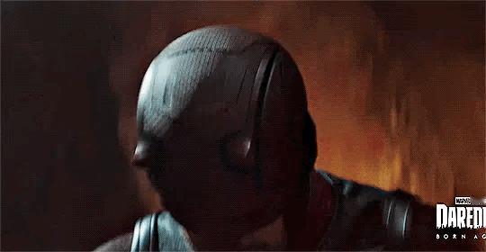 #夜魔侠:重生#前瞻预告第一个DD镜头致敬了Netflix《夜魔侠》DD红色制服