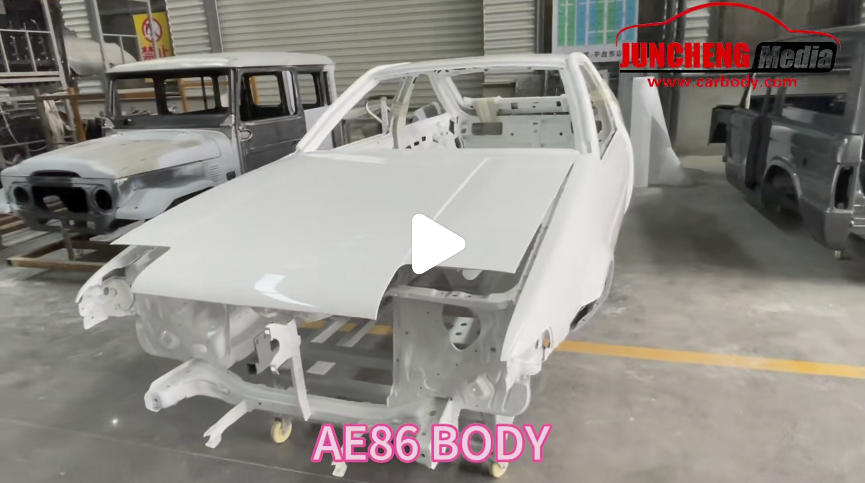 国内玩经典车的太羡慕了纯新现代工艺白车身直接嘎嘎乱买AE86也不用去小黄鱼上找价