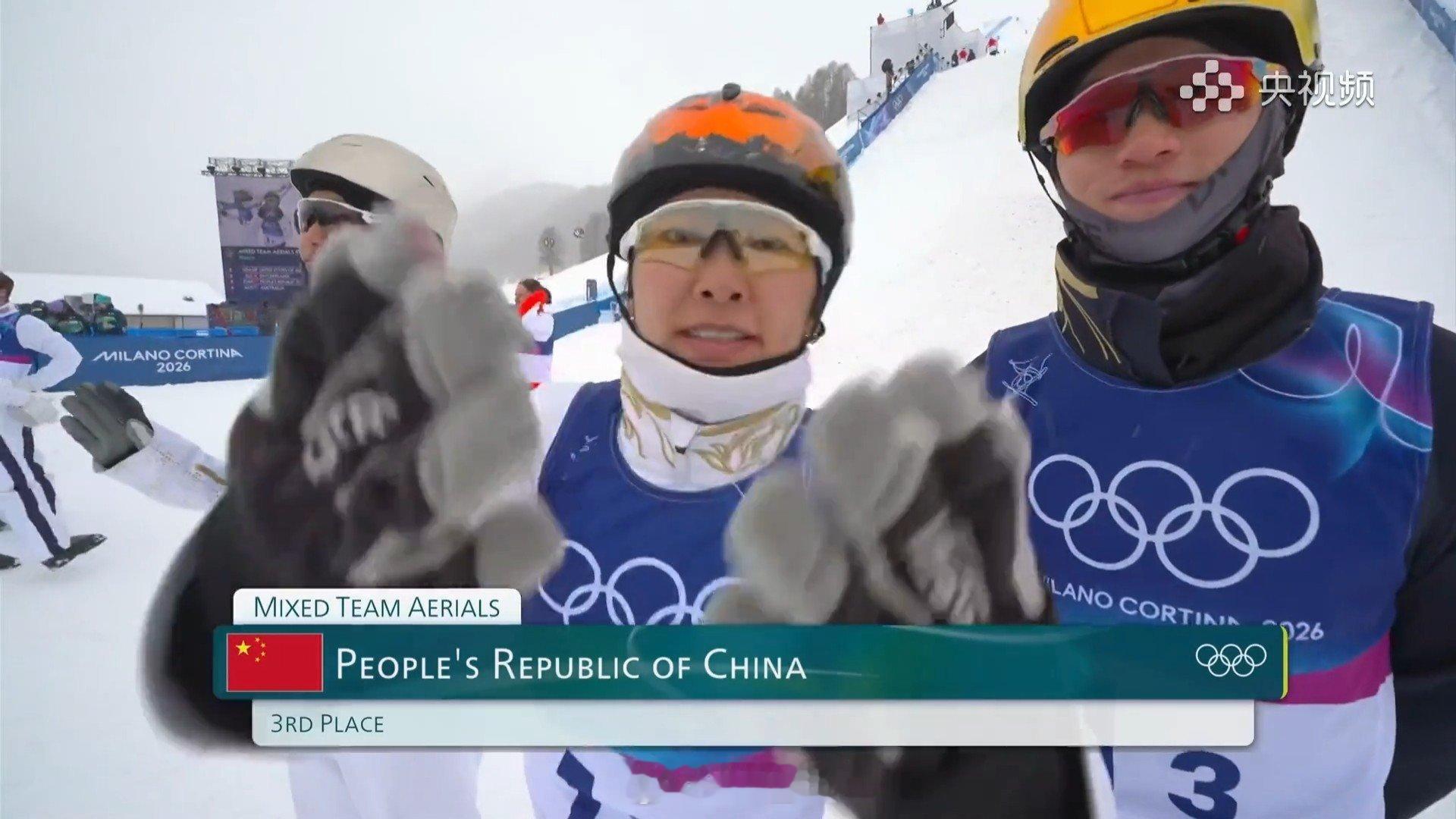 恭喜中国队铜牌🥉 