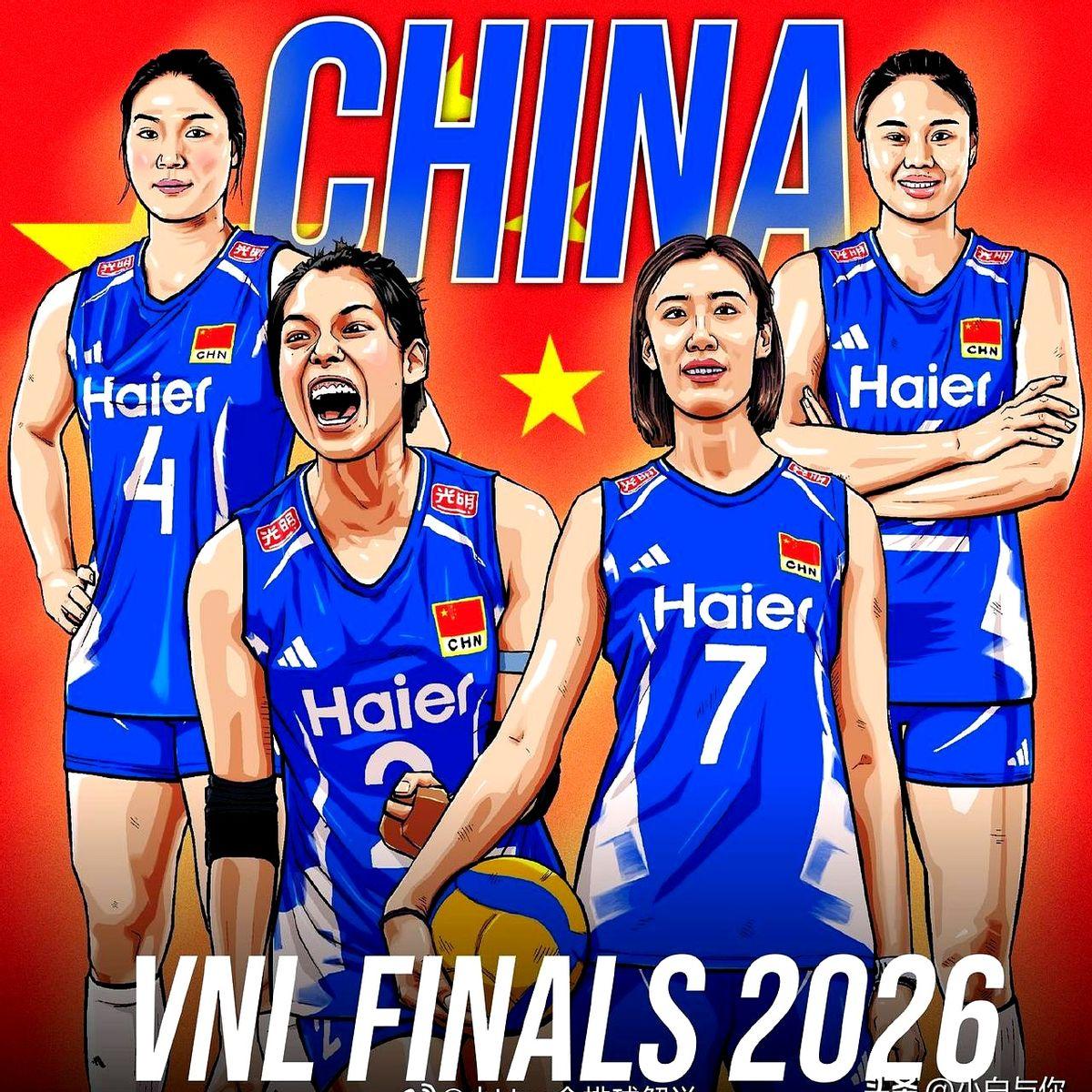 虽然国际排联这是在为中国女排做宣传，但是这海报做的也太吓人了吧。
画师硬生生把咱