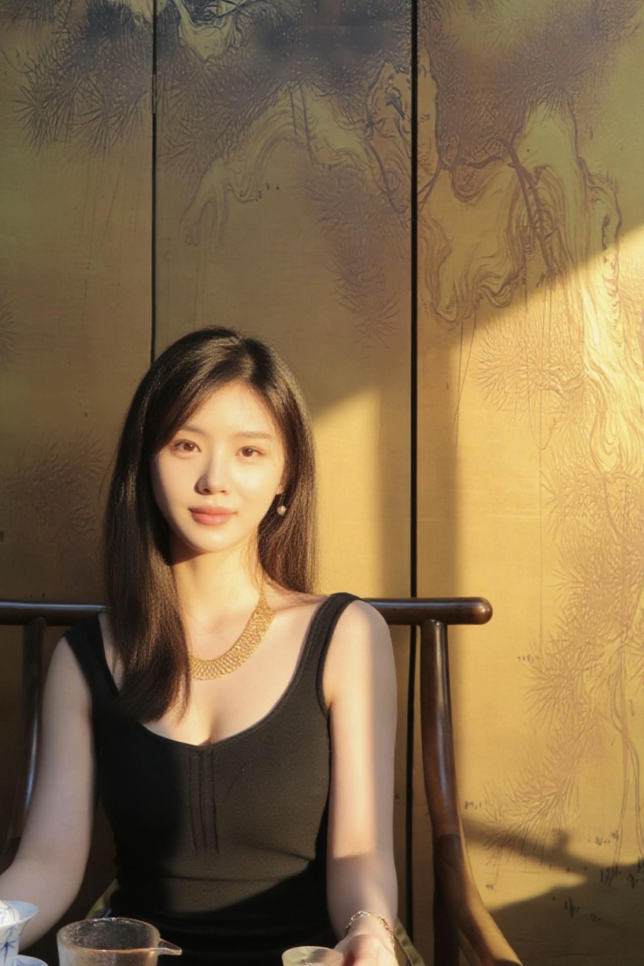 上热门 吊带 港味复古 茶生活 茶桌茶台