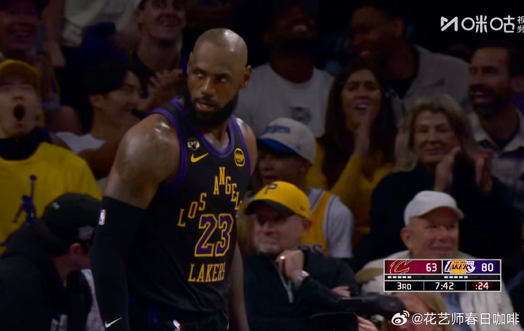 18詹的眼神！！！🔥🔥🔥牛逼！ （