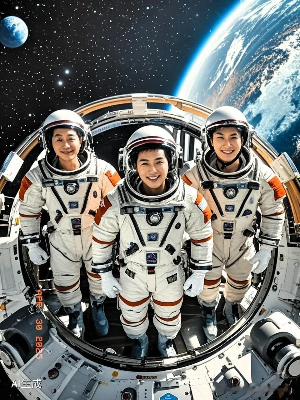 刚刚，看了神州十九乘组返回地球的视频，很是震撼。当看到三名航天员顺利出舱，状态良