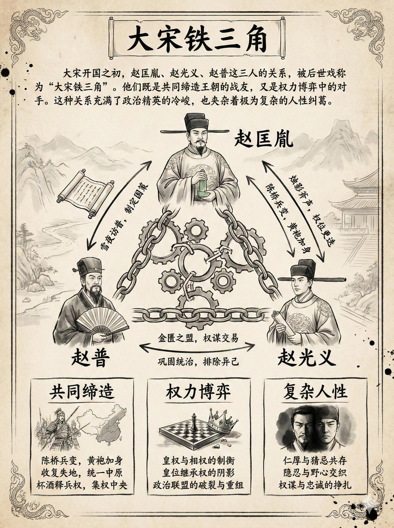 🤯 看完大宋开国 “铁三角” 的兴衰，才懂什么叫 “权力面前无兄弟”！
创业时