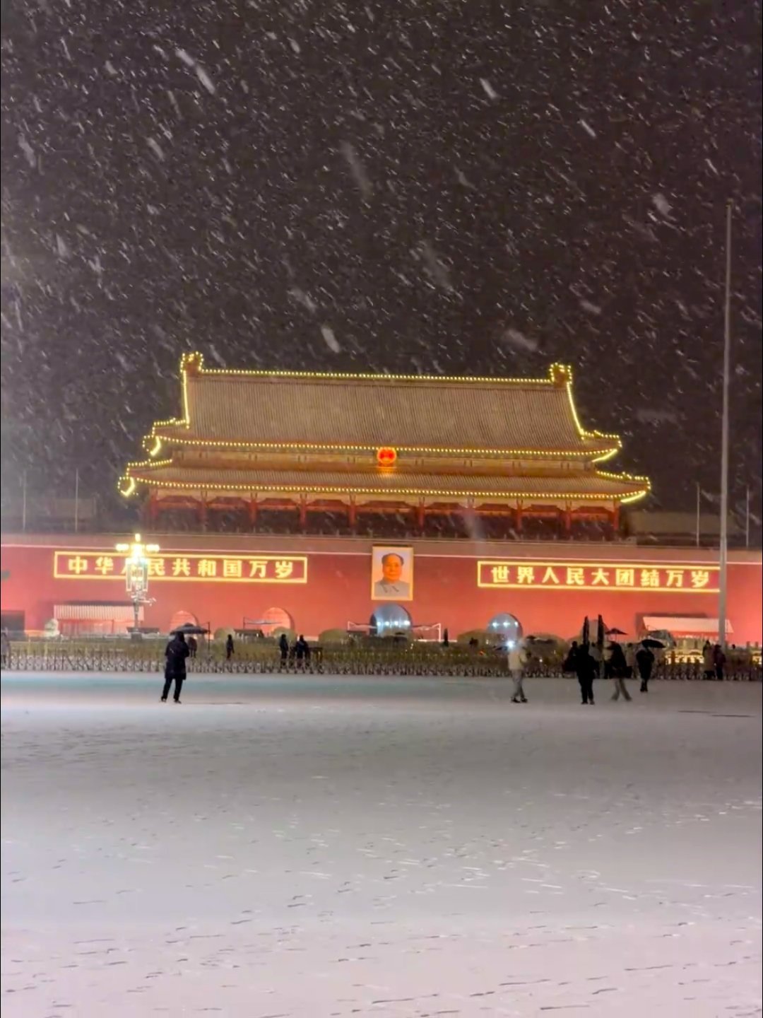 北京下雪下雪啦 