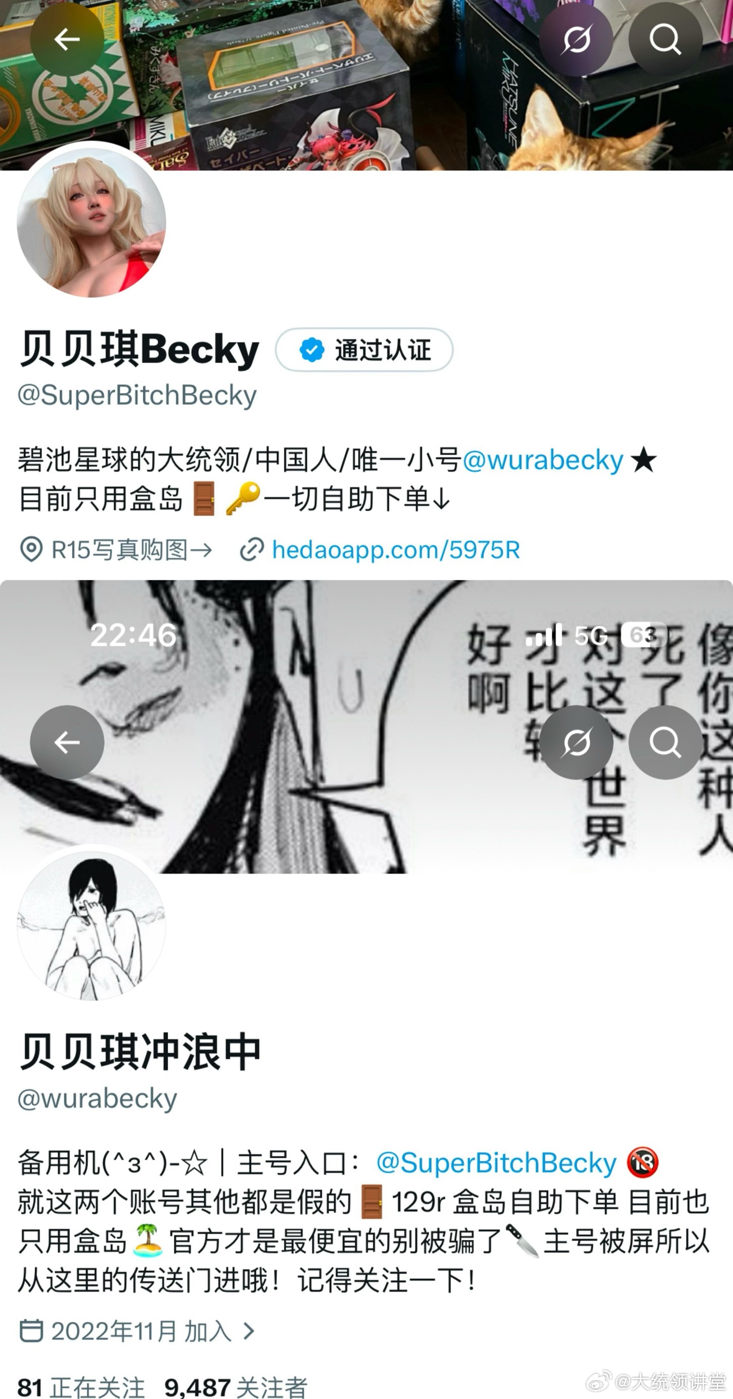 主号被禁言到8.23号那边被夹了很多 这边先暂时代替置顶功能盒岛主页：网页链接 