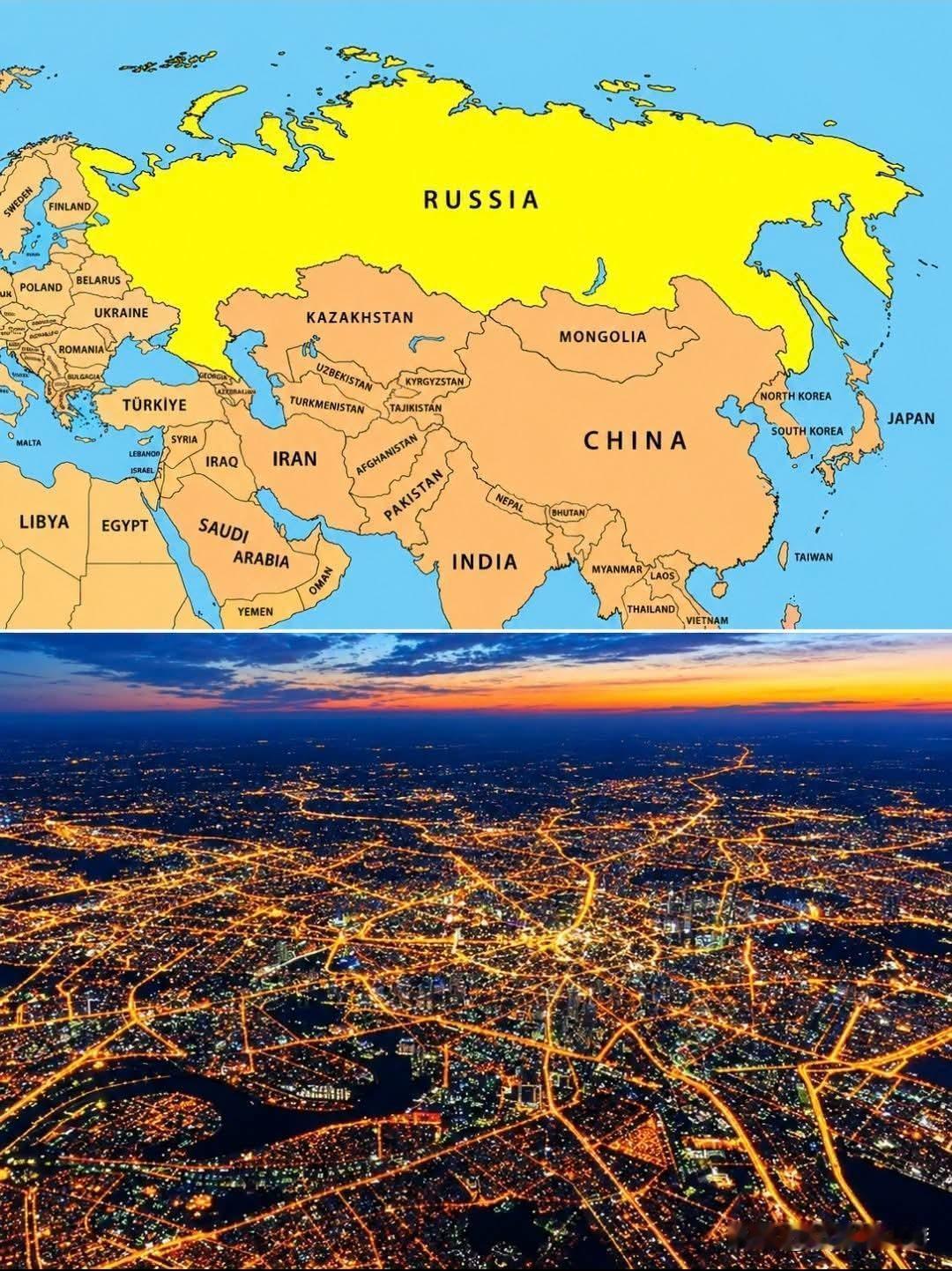 你知道吗？ 🇷🇺 俄罗斯是世界上最大的国家 🌍，占地约为17.1万公里2（