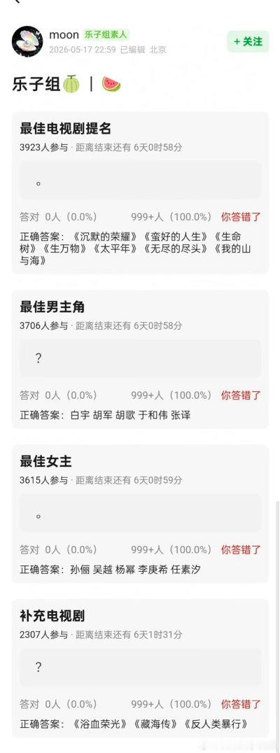 曝白玉兰入围名单曝白玉兰最新版提名 最新版提名来了 