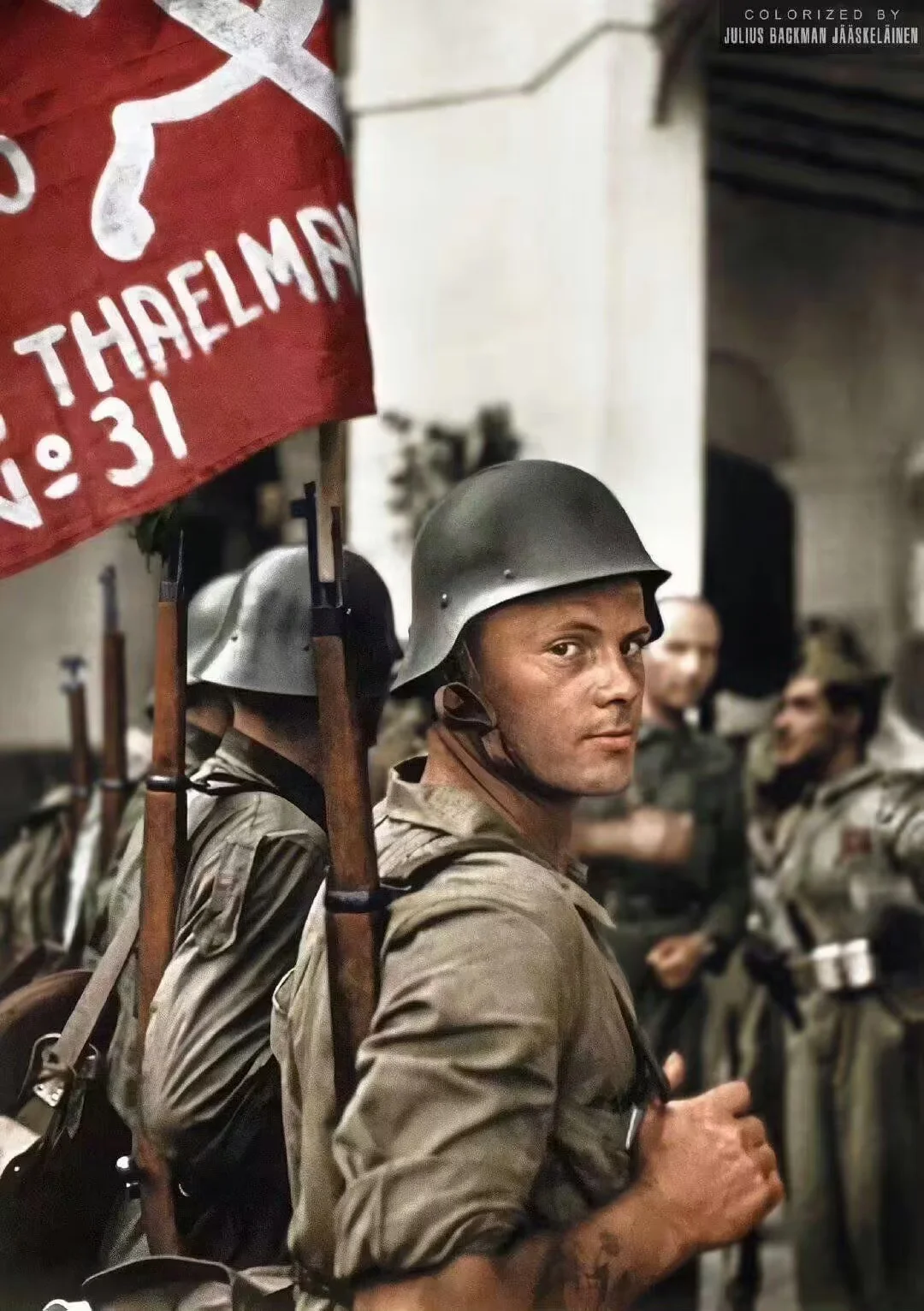 西班牙内战国际纵队的战士