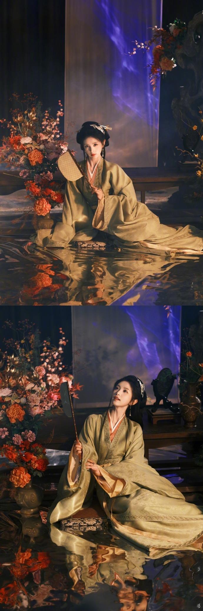 田曦薇物料爽吃  田曦薇嫁金钗美人面真的是美我一大跳呀，光看这一次的物料真的是把