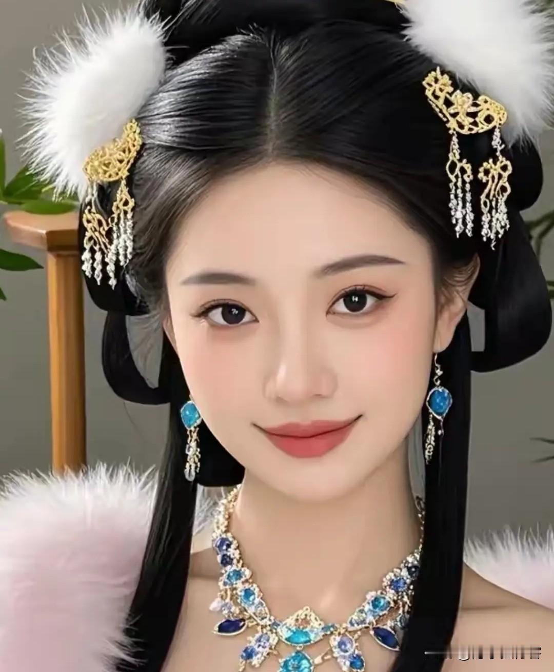 最近刷到好多古韵新娘美图，简直美到失语！
有一组国风新娘写真堪称教科书级别。冷白