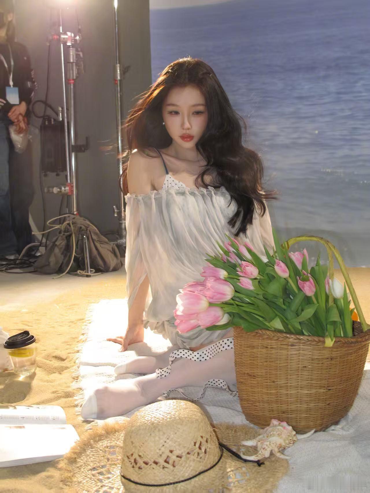 虞书欣郁金香写真虞书欣郁金香大片虞书欣郁金香写真，太美了，