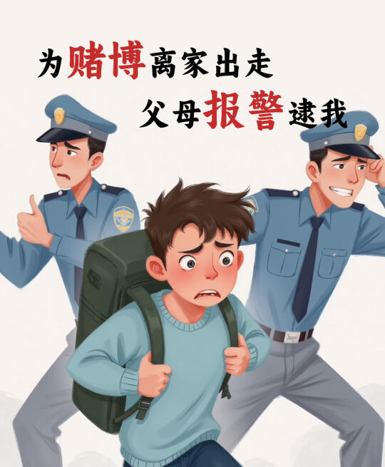 数次离家出走涉赌，父母报警布控逮我（上）