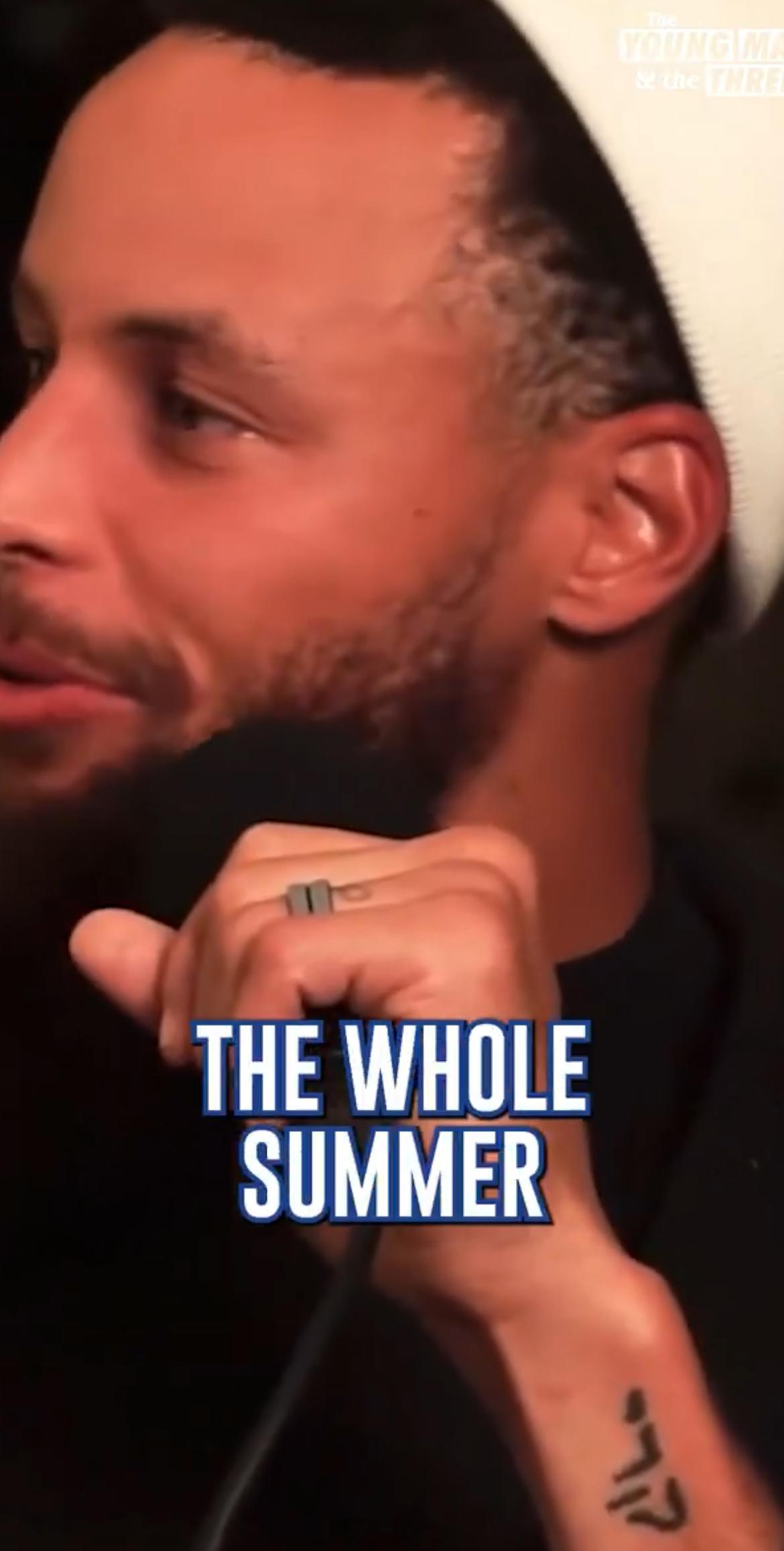 库里在OldManAndThree播客中致敬保罗：选秀那年，整个夏天都是跟他在一