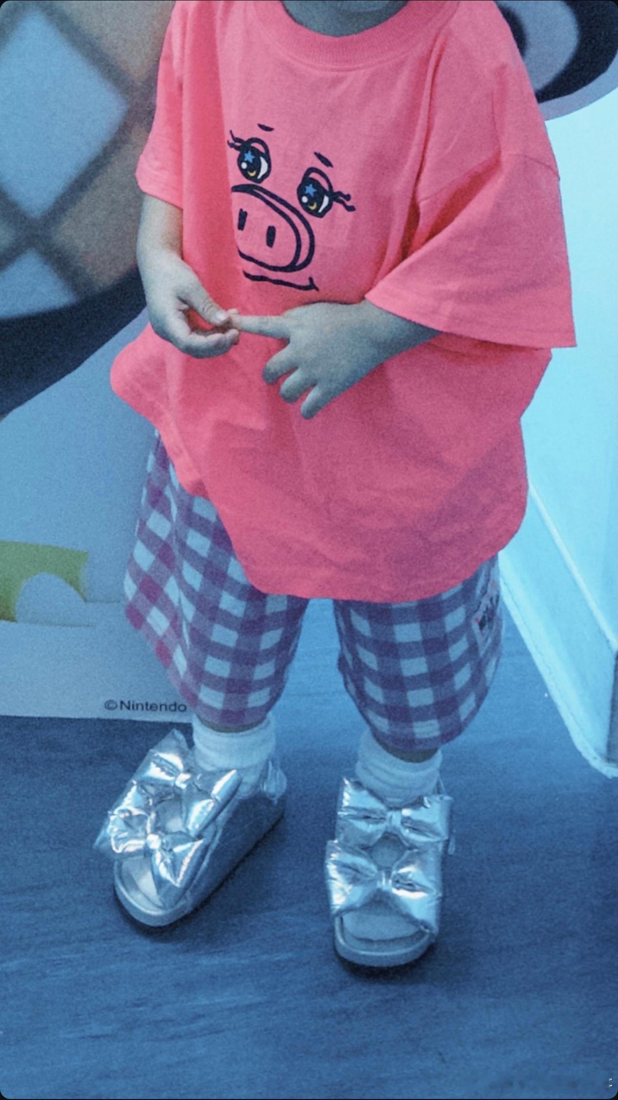 鬼鬼晒女儿穿搭鬼鬼女儿都这么大了 鬼鬼女儿都这么大了，可可爱爱的[送花花] ​​