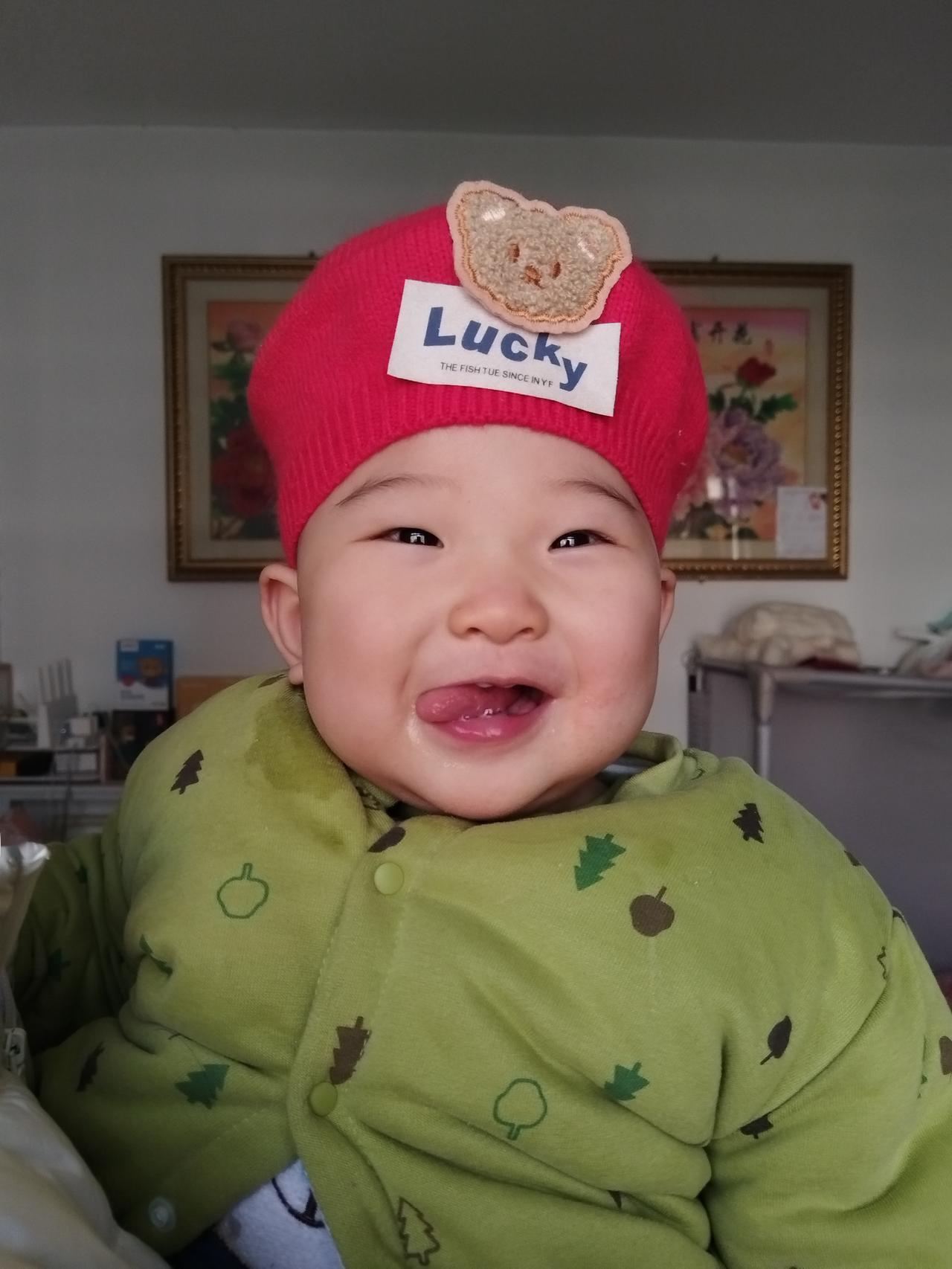 宝宝今天的状态超级可爱☺