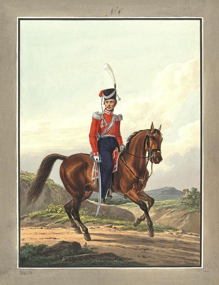 骑兵插画之列布哥萨克亲卫团——Лейб-гвардии Казачий полк