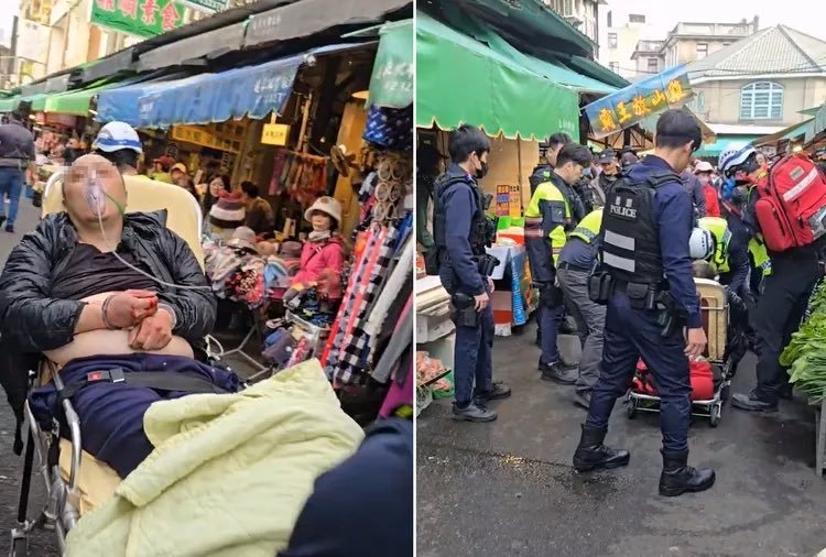 4日，台湾苗栗市又发生随机砍人事件，警员开枪打中见义勇为民众。