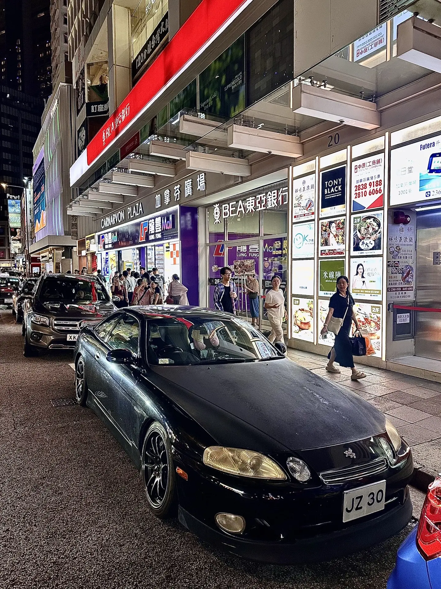 丰田soarer.香港🇭🇰尖沙咀街头偶遇一台跟三菱gto极为相似的...