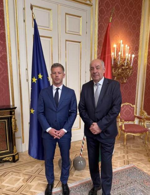 马扎尔称总统不配成为匈牙利的团结象征。

马扎尔在与匈牙利总统舒尤克会面后，要求