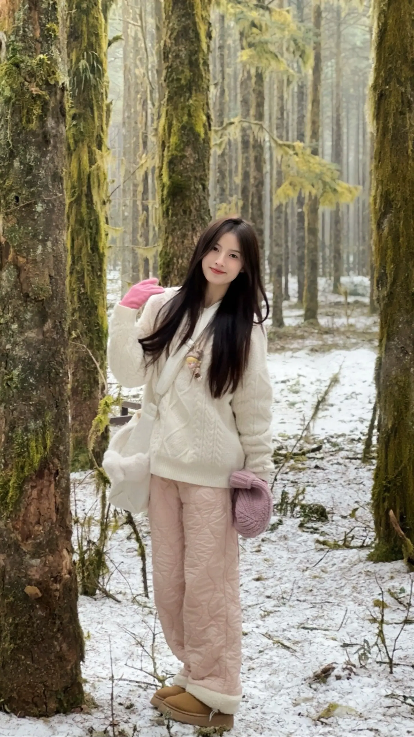 我慢慢的听 雪落下的声音。