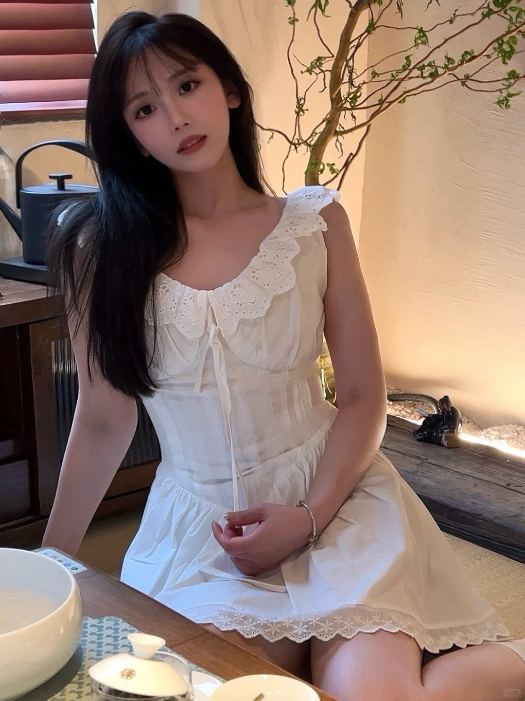 白裙子～