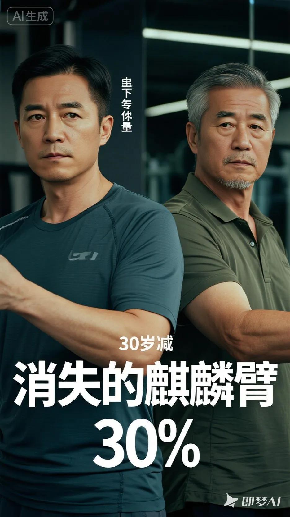 🔥30岁后肌肉每年流失1%！肌肉量才是中年人的终极医美！💪
 
别再迷信护肤
