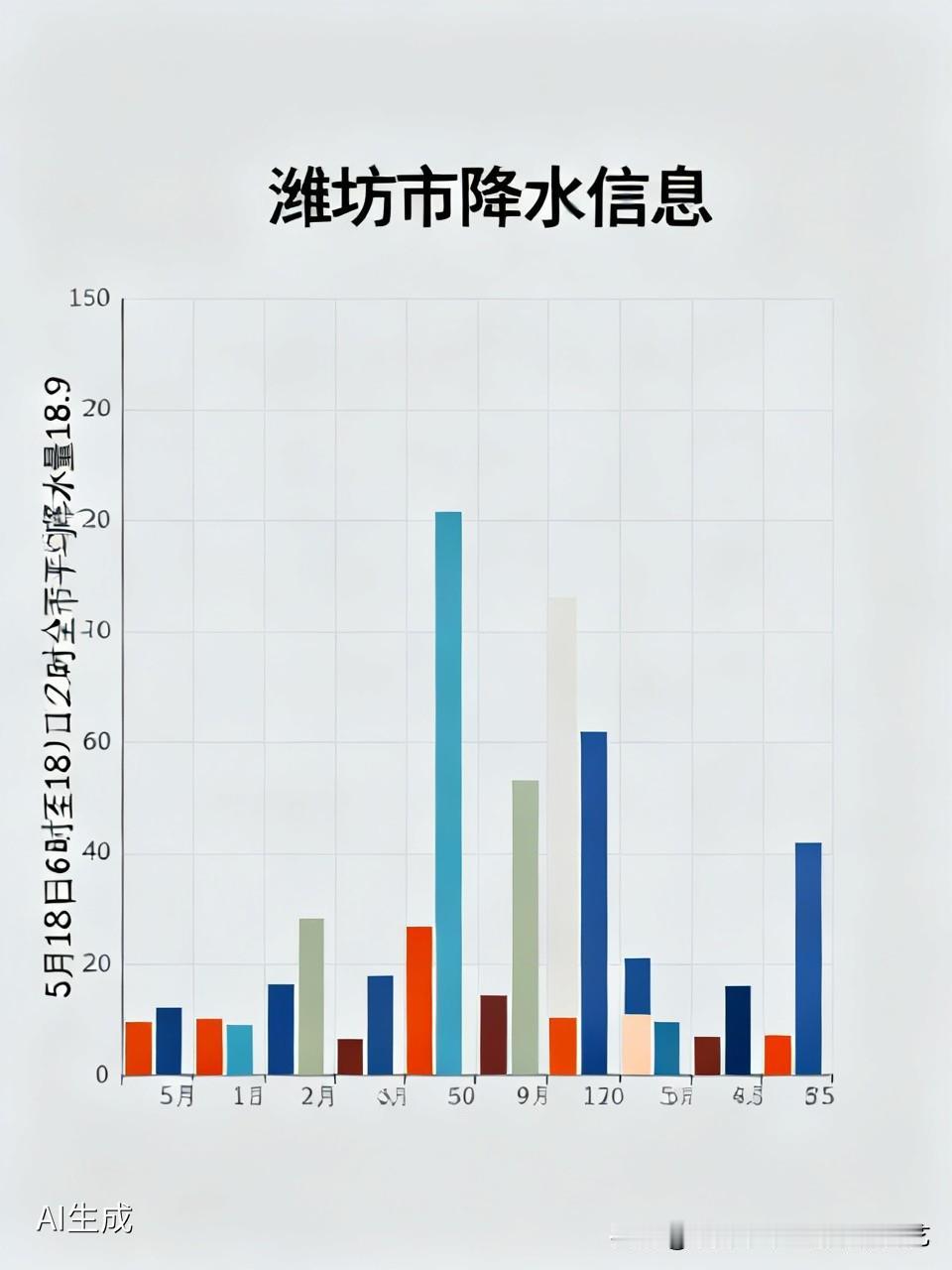 阴雨绵绵，刚刚开始！
【潍坊市降水信息】5月18日6时至18日12时全市平均降水