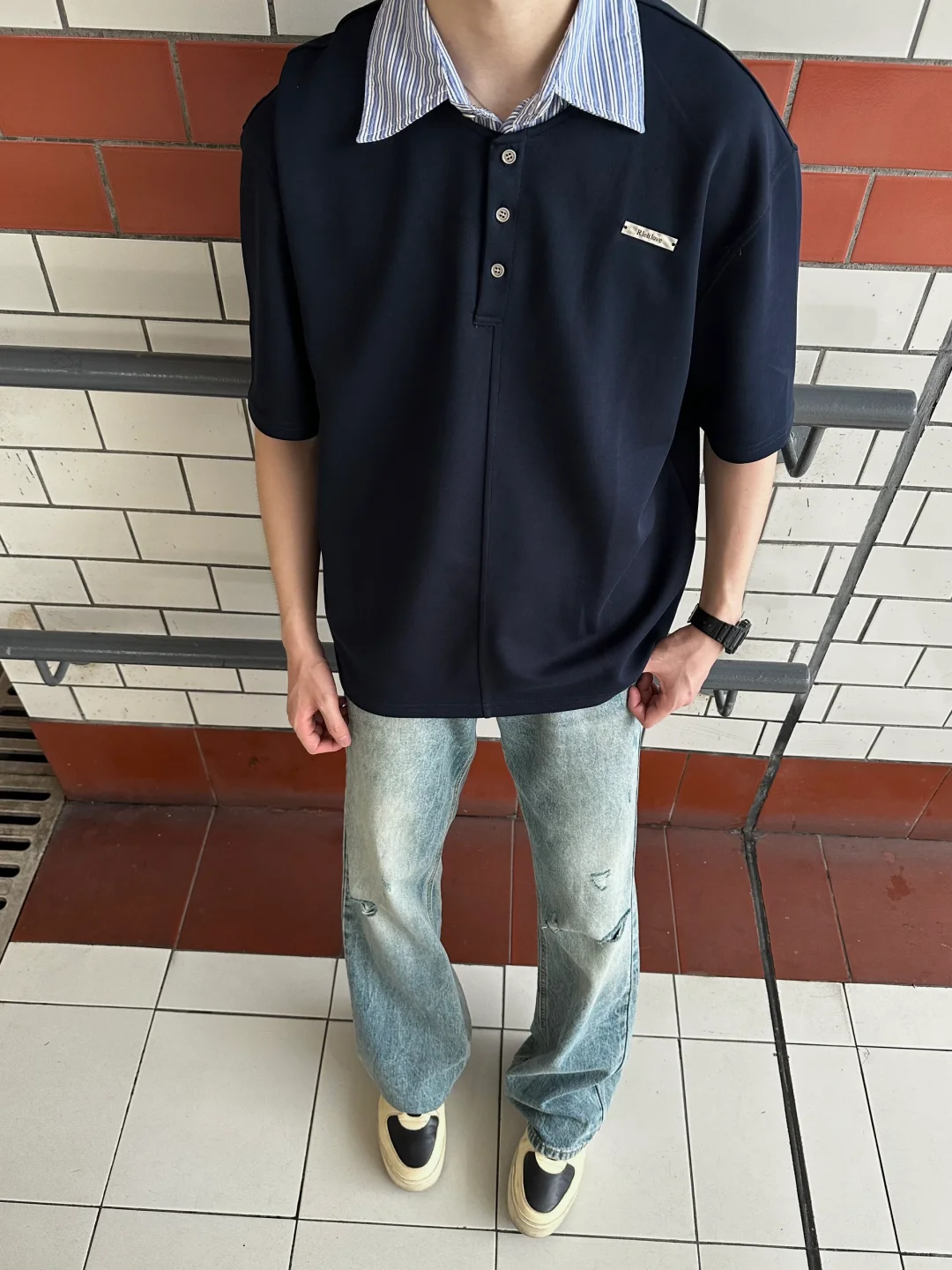 假俩件设计👔少年感拉满‼️