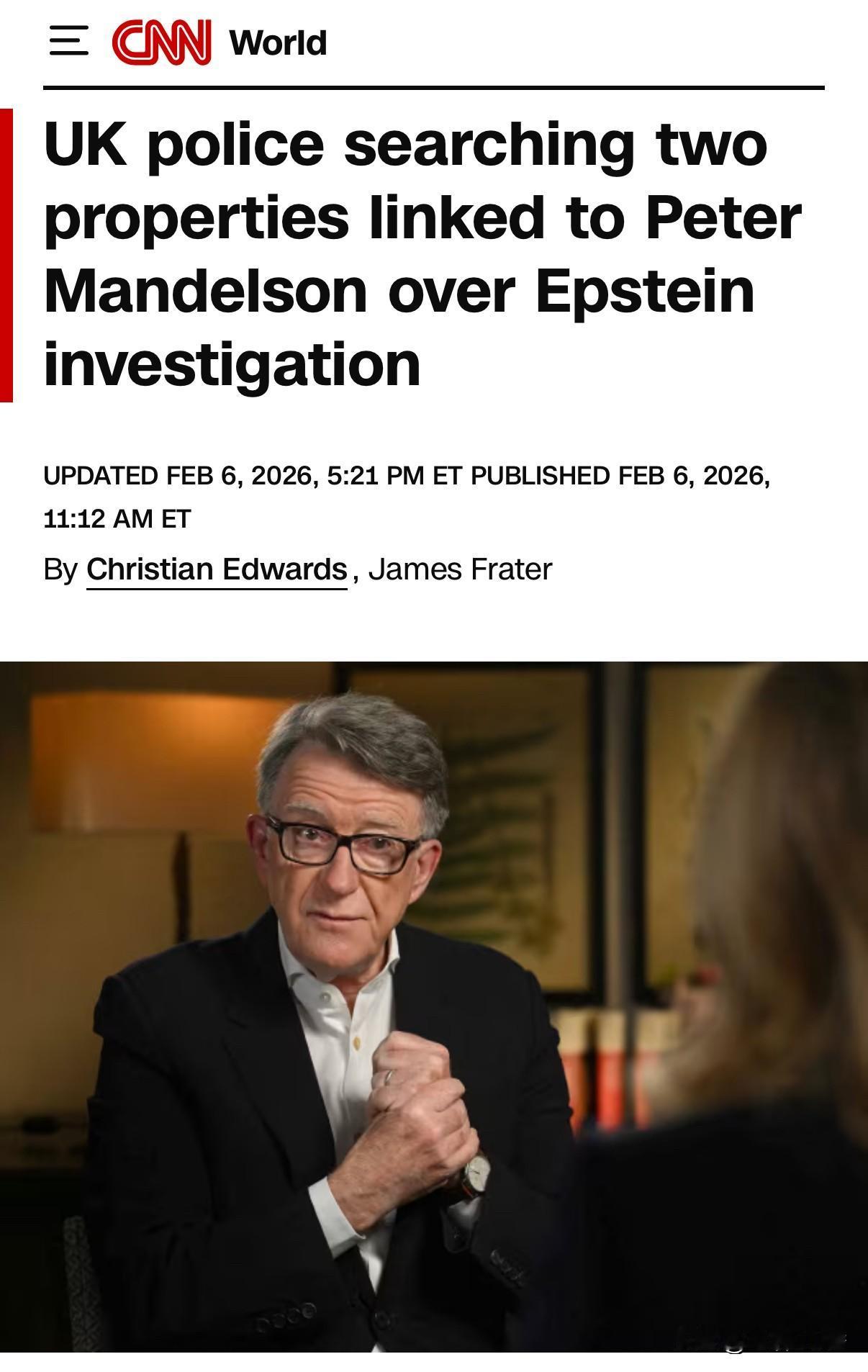 英国府台在处置疑似与爱泼斯坦事件有牵连者的做法，是现代文明社会的样板！
    