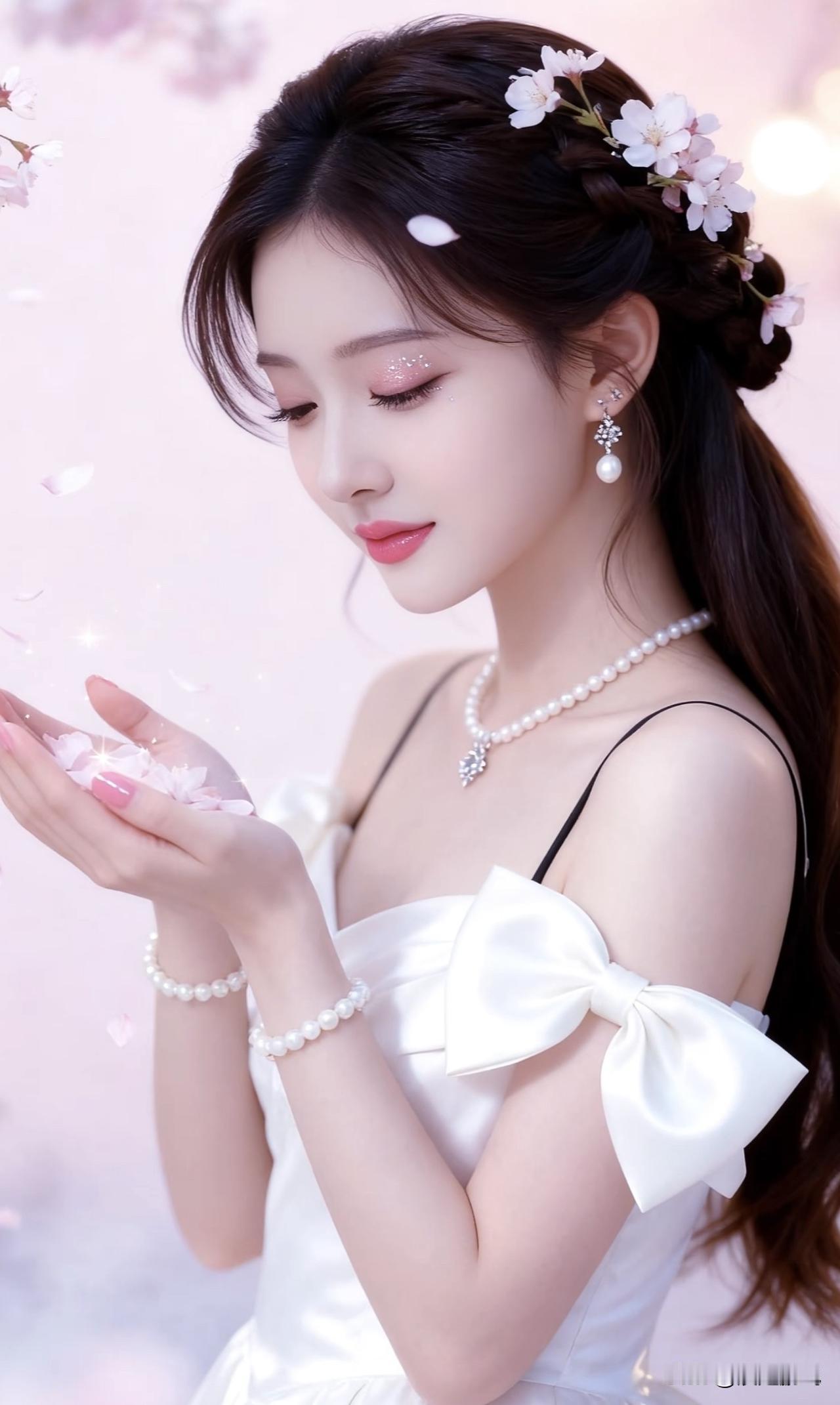 玉人捧花，粉面含春。玉磘美人 玉人倚花图 玉容颜 玉坠美人 玉坠美人 玉佩美人 