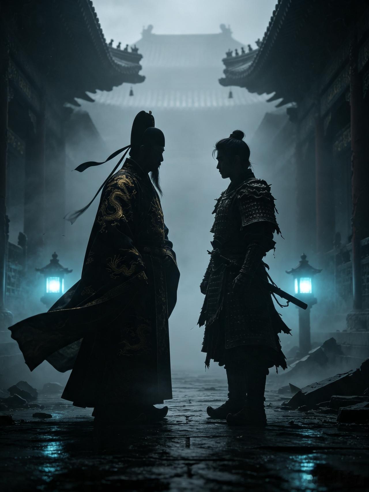 假如朱高煦在下面见到朱棣:

朱高煦:     爹，爹，爹……。

朱棣:   