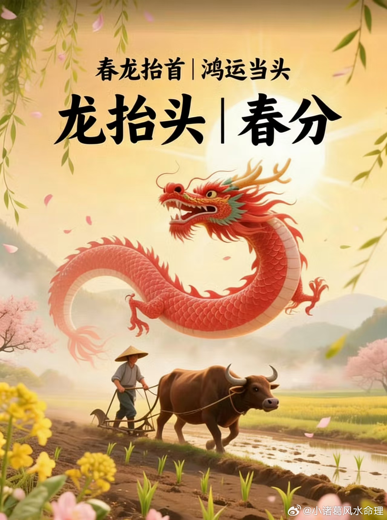 今日二月二 | 春分 龙抬头 弘吉帮大家好运加持，祥龙赐福 ，鸿运当头，万事不用