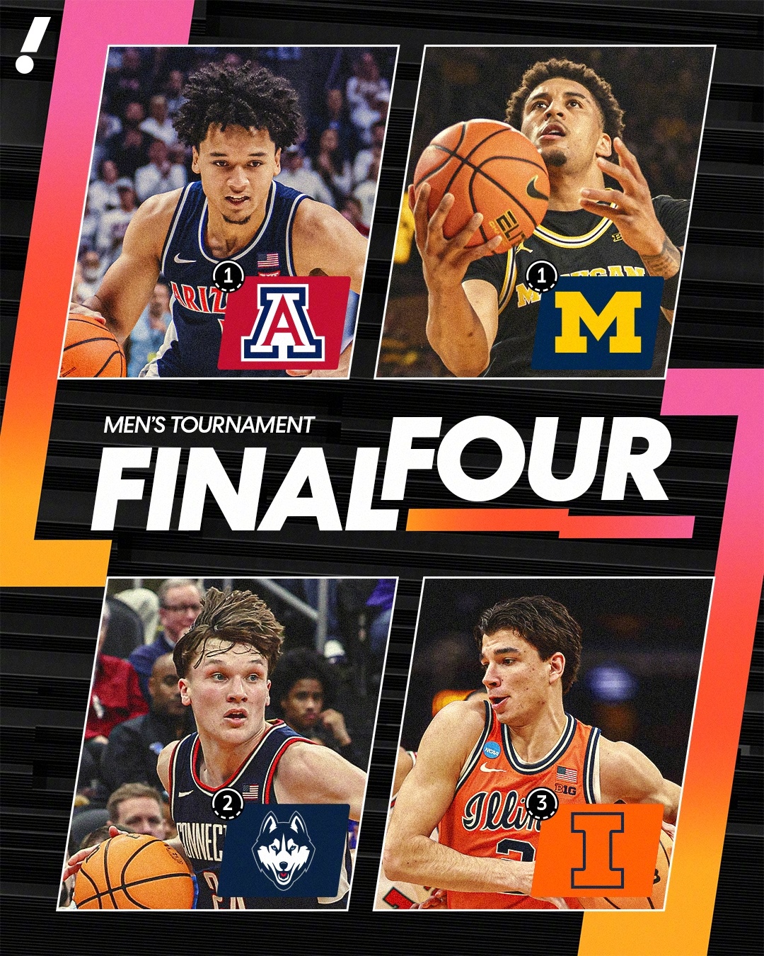 康涅狄格大学是今年唯一一所男女篮都打进了最终四强的学校！康大本赛季在男女篮球项目