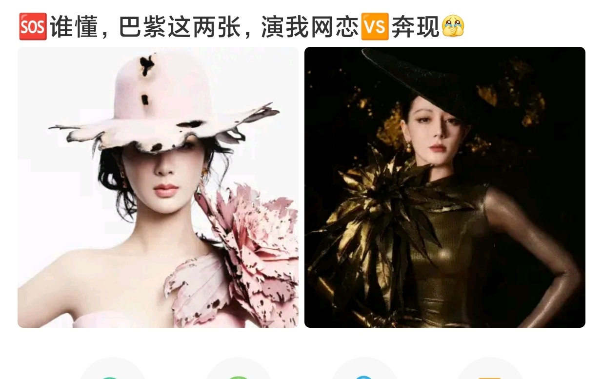 我倒是觉得，巴紫如果互换一下造型，应该会更适合彼此的气质？ 迪丽热巴605天没走