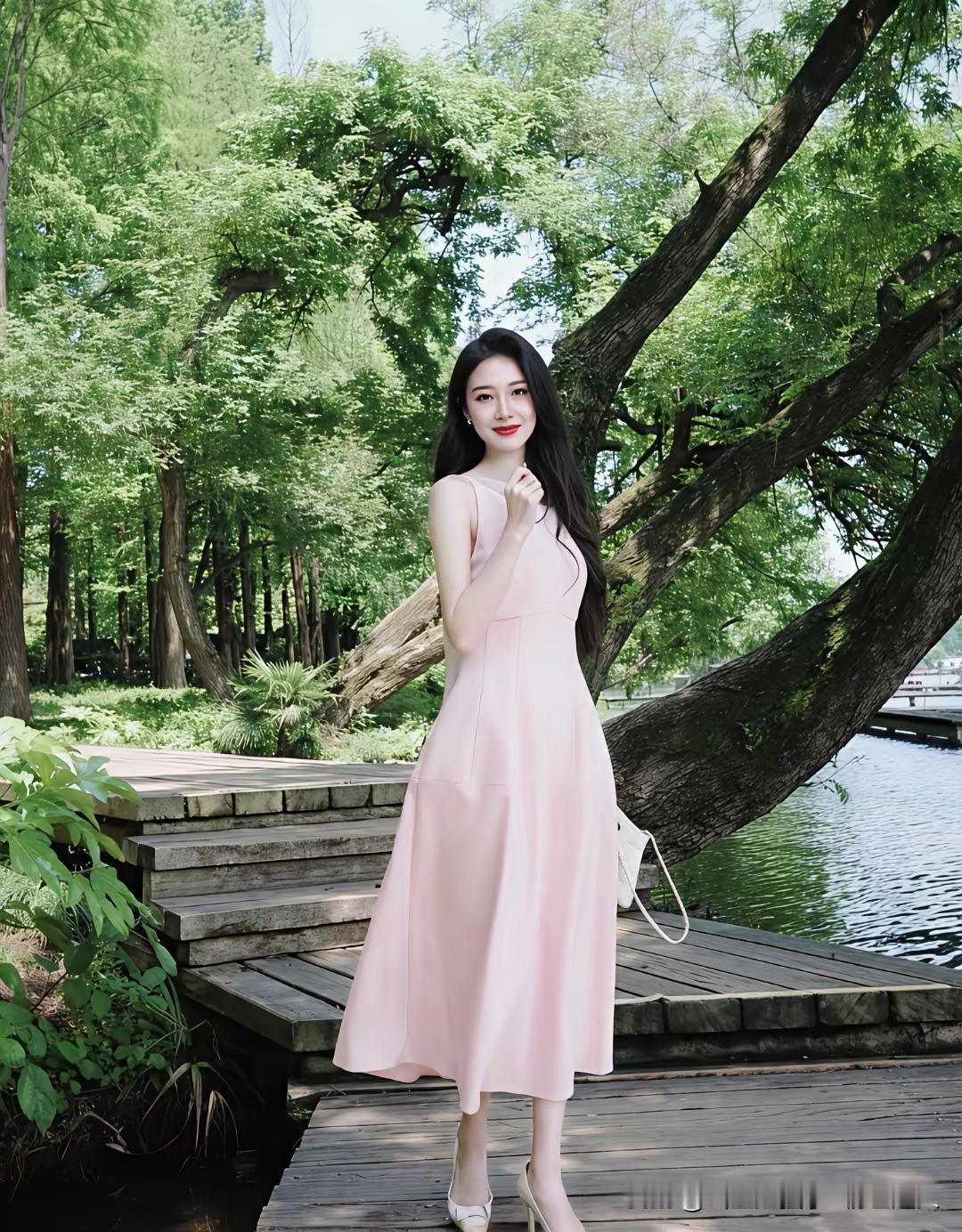 粉色连衣裙迷人，女人会不会永远喜欢粉色？