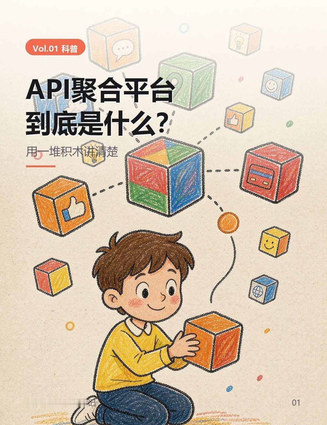 API聚合平台到底是什么？我用积木讲清楚
最近好多朋友问我"API聚合平台"是个