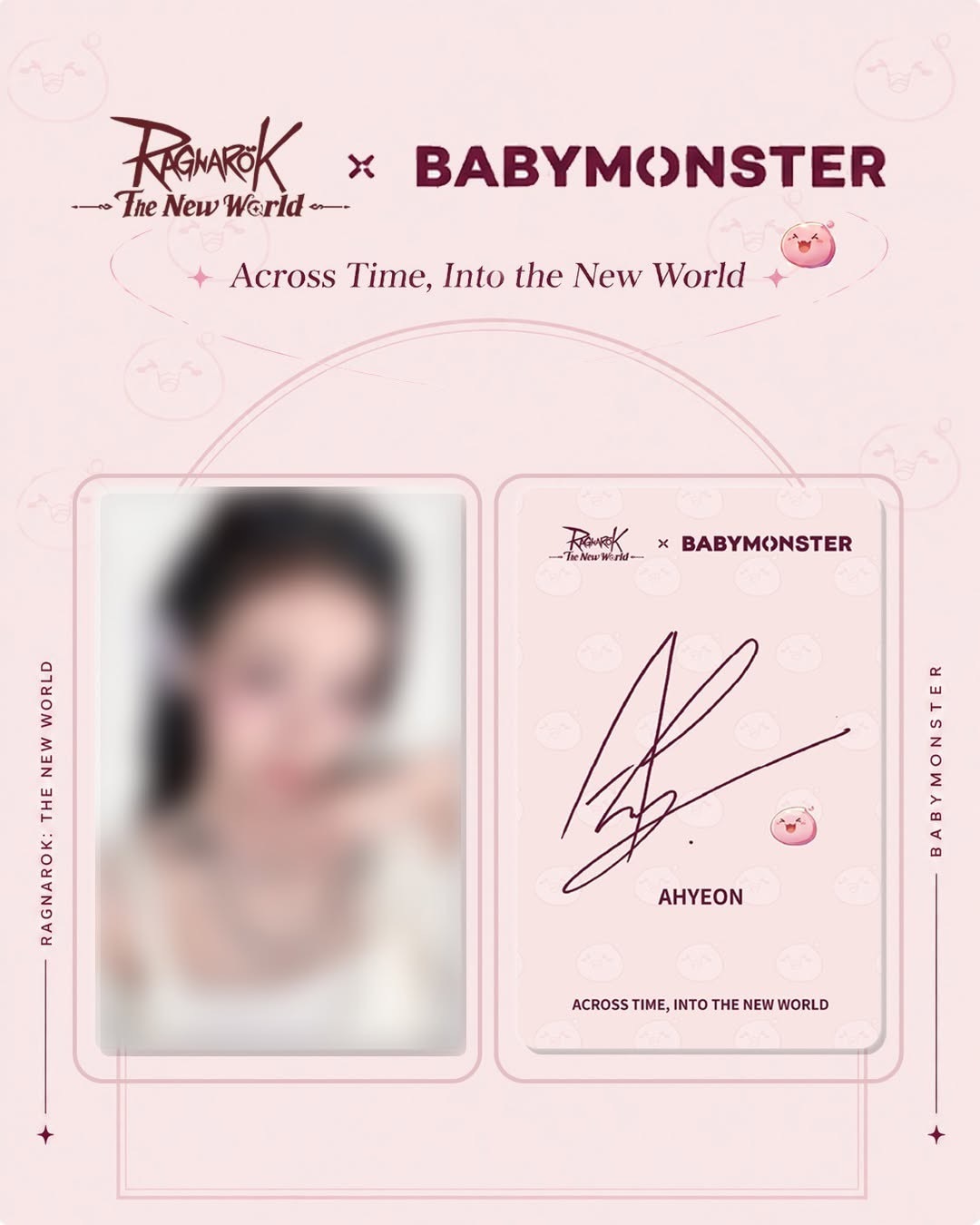 BABYMONSTER × 仙境传说新世界 联名限定小卡 