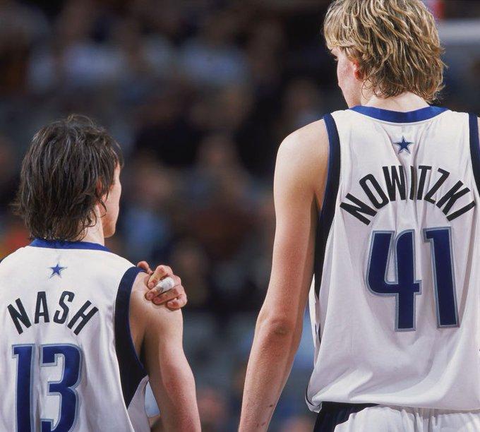 🇺🇸美媒晒图发文：“若库班当年没有拆散纳什、诺维斯基，两人后来能拿到总冠军吗