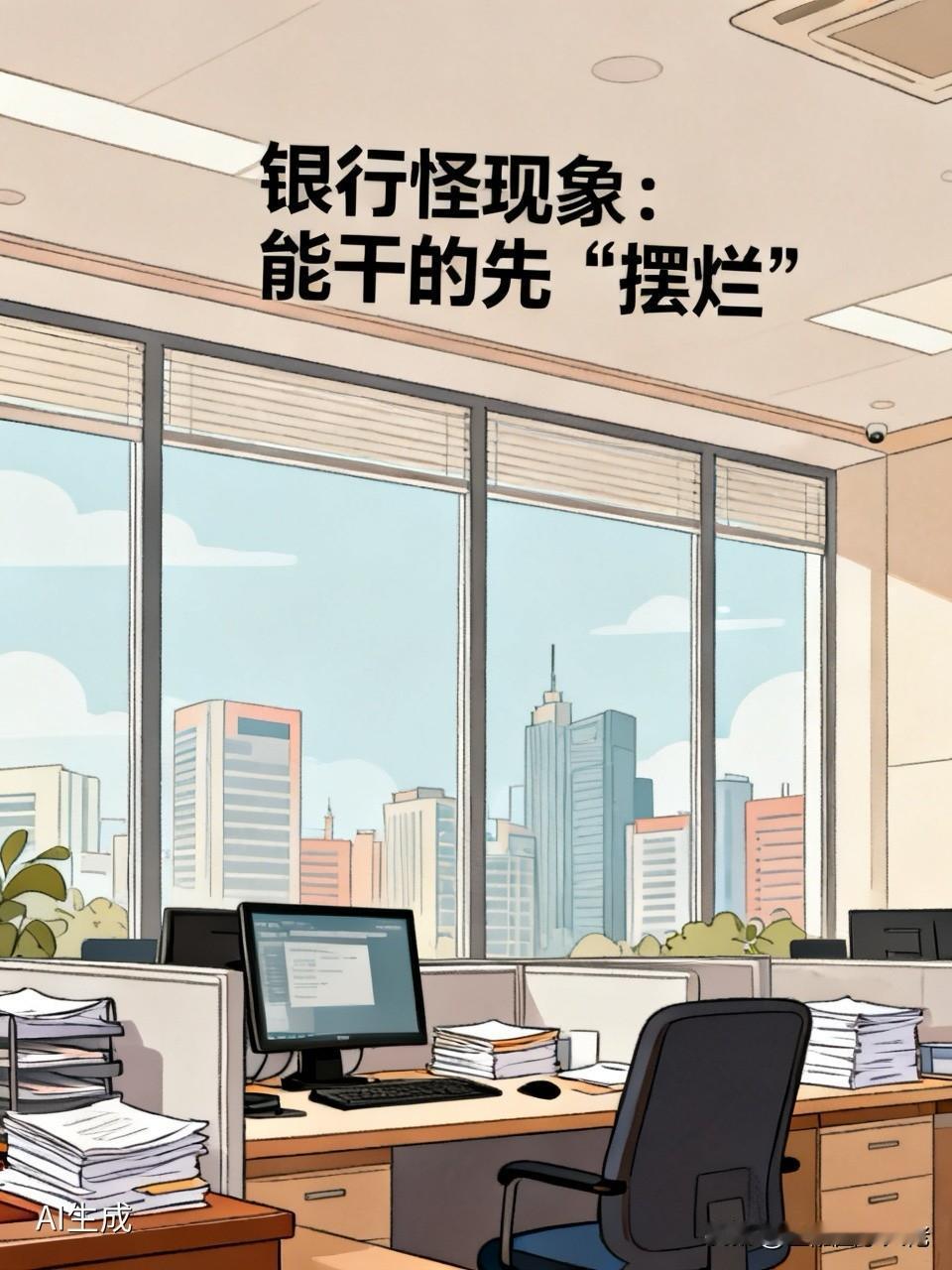 银行里一直有个怪现象：最能干的，最先“摆烂”。这真不是他懒了，而是他彻底醒了。