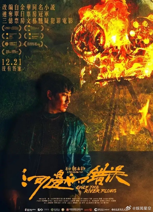 朱一龙获得金熊猫影帝《河边的错误》2023年10月上映，拿下3.09亿票房，电影