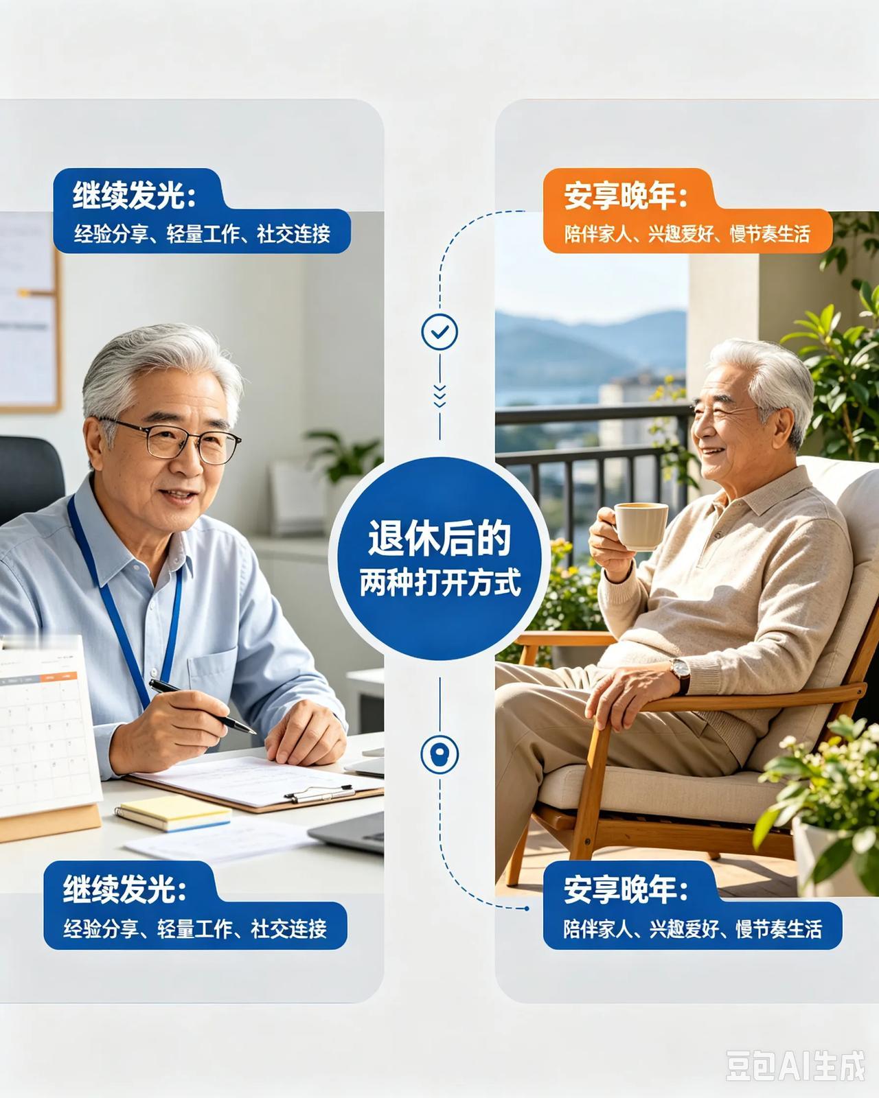 退休之后没有统一标准答案，结合自身经济条件、身体状况做选择就好。身体吃得消、自己