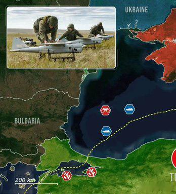 欧媒，安卡拉开火击落了一架大递无人机在数日内发生三起侵犯土领空的事件后，土使用F