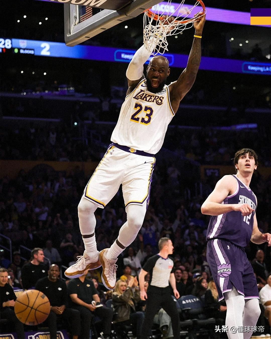 41岁正是打NBA的年纪，詹姆斯爆砍24分打爆国王!

上一场湖人打爆了勇士，今