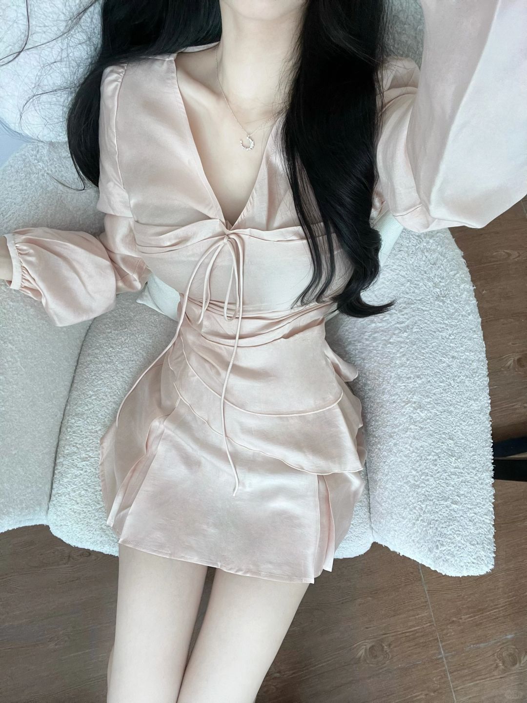 粉色好显白～